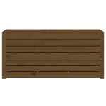 vidaXL Ladă depozitare grădină, maro, 101x50,5x46,5cm, lemn masiv pin vidaXL Ladă depozitare grădină, maro, 101x50,5x46,5cm, lemn masiv pin