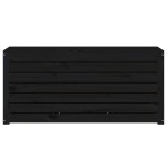 vidaXL Ladă depozitare grădină, negru, 101x50,5x46,5cm, lemn masiv pin vidaXL Ladă depozitare grădină, negru, 101x50,5x46,5cm, lemn masiv pin