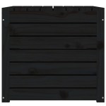 vidaXL Ladă depozitare grădină, negru, 101x50,5x46,5cm, lemn masiv pin vidaXL Ladă depozitare grădină, negru, 101x50,5x46,5cm, lemn masiv pin