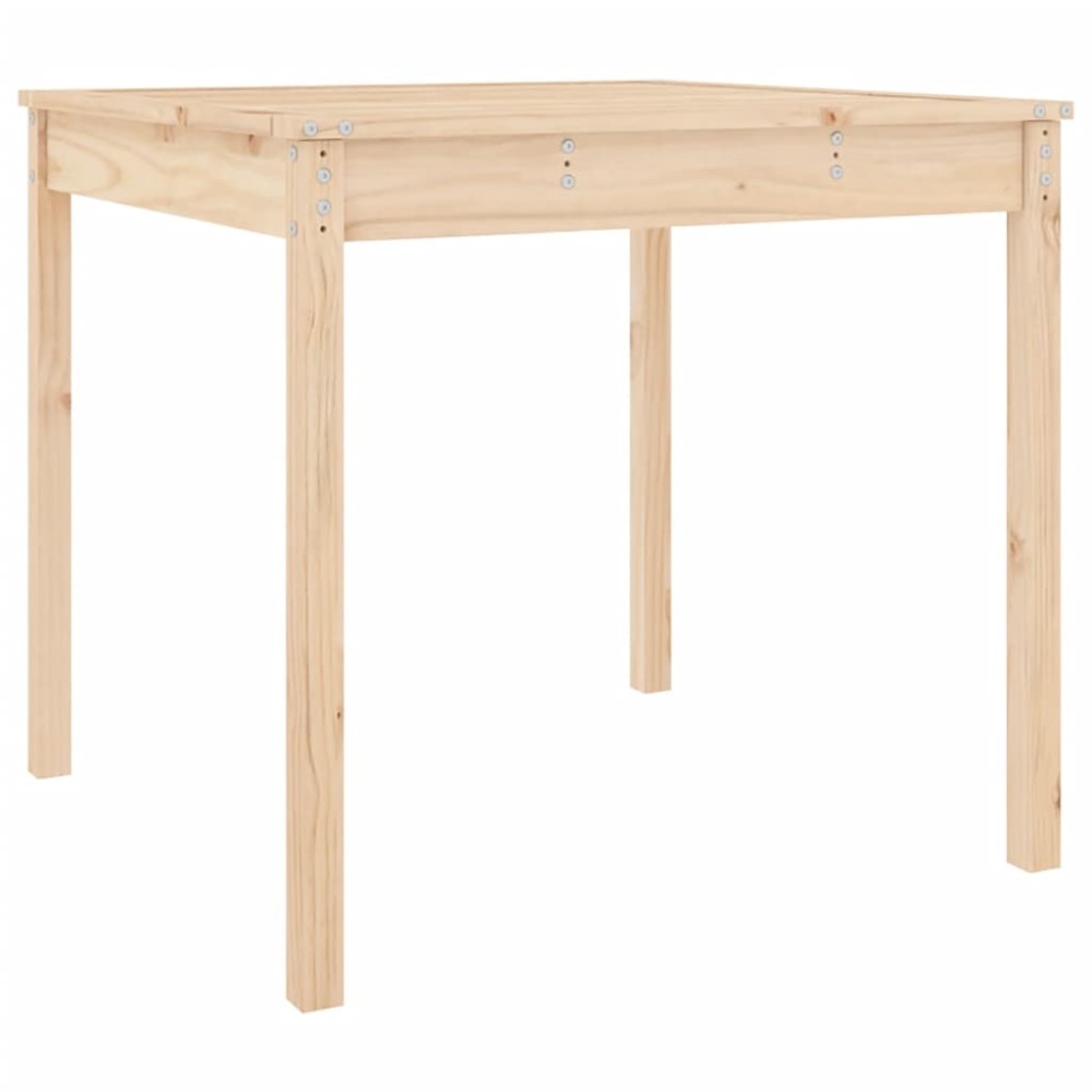 vidaXL Măsuță de grădină, 82,5x82,5x76 cm, lemn masiv de pin