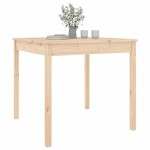 vidaXL Măsuță de grădină, 82,5x82,5x76 cm, lemn masiv de pin