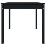 vidaXL Măsuță de grădină, negru, 82,5x82,5x76 cm, lemn masiv de pin vidaXL Măsuță de grădină, negru, 82,5x82,5x76 cm, lemn masiv de pin