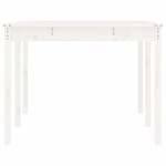 vidaXL Măsuță de grădină, alb, 203,5x100x76 cm, lemn masiv de pin vidaXL Măsuță de grădină, alb, 203,5x100x76 cm, lemn masiv de pin