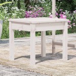 vidaXL Bancă de grădină, alb, 50x44x45 cm, lemn masiv de pin