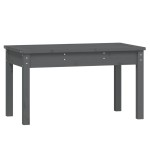 vidaXL Bancă de grădină, gri, 80x44x45 cm, lemn masiv de pin vidaXL Bancă de grădină, gri, 80x44x45 cm, lemn masiv de pin