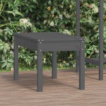 vidaXL Bancă de grădină, gri, 80x44x45 cm, lemn masiv de pin vidaXL Bancă de grădină, gri, 80x44x45 cm, lemn masiv de pin