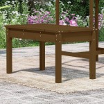 vidaXL Bancă de grădină, maro miere, 80x44x45 cm, lemn masiv de pin vidaXL Bancă de grădină, maro miere, 80x44x45 cm, lemn masiv de pin