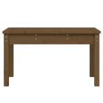 vidaXL Bancă de grădină, maro miere, 80x44x45 cm, lemn masiv de pin vidaXL Bancă de grădină, maro miere, 80x44x45 cm, lemn masiv de pin