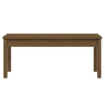 vidaXL Bancă de grădină, maro miere, 109x44x45 cm, lemn masiv de pin