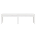 vidaXL Bancă grădină 2 locuri, alb, 159,5x44x45 cm, lemn masiv de pin vidaXL Bancă grădină 2 locuri, alb, 159,5x44x45 cm, lemn masiv de pin