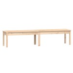 vidaXL Bancă de grădină 2 locuri, 203,5x44x45 cm, lemn masiv de pin vidaXL Bancă de grădină 2 locuri, 203,5x44x45 cm, lemn masiv de pin