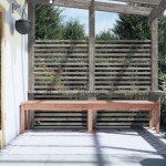 vidaXL Bancă de grădină 2 locuri, 203,5x44x45 cm, lemn masiv Douglas vidaXL Bancă de grădină 2 locuri, 203,5x44x45 cm, lemn masiv Douglas
