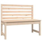 vidaXL Bancă de grădină, 109 cm, lemn masiv de pin vidaXL Bancă de grădină, 109 cm, lemn masiv de pin