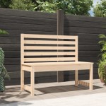vidaXL Bancă de grădină, 109 cm, lemn masiv de pin vidaXL Bancă de grădină, 109 cm, lemn masiv de pin