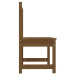 vidaXL Bancă de grădină, maro miere, 109 cm, lemn masiv de pin