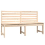 vidaXL Bancă de grădină, 157,5 cm, lemn masiv de pin