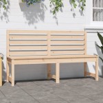 vidaXL Bancă de grădină, 157,5 cm, lemn masiv de pin