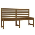 vidaXL Bancă de grădină, maro miere, 157,5 cm, lemn masiv de pin