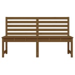 vidaXL Bancă de grădină, maro miere, 157,5 cm, lemn masiv de pin
