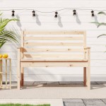 vidaXL Bancă de grădină, 109x48x91,5 cm, lemn masiv de pin vidaXL Bancă de grădină, 109x48x91,5 cm, lemn masiv de pin