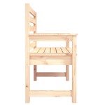vidaXL Bancă de grădină, 109x48x91,5 cm, lemn masiv de pin vidaXL Bancă de grădină, 109x48x91,5 cm, lemn masiv de pin