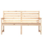 vidaXL Bancă de grădină, 159,5x48x91,5 cm, lemn masiv de pin vidaXL Bancă de grădină, 159,5x48x91,5 cm, lemn masiv de pin