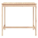 vidaXL Măsuță de grădină, 121x82,5x110 cm, lemn masiv de pin vidaXL Măsuță de grădină, 121x82,5x110 cm, lemn masiv de pin