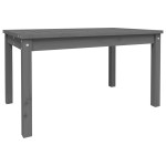 vidaXL Măsuță de grădină, gri, 82,5x50,5x45 cm, lemn masiv de pin