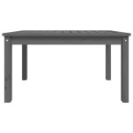vidaXL Măsuță de grădină, gri, 82,5x50,5x45 cm, lemn masiv de pin
