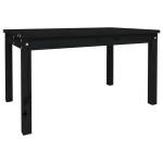vidaXL Măsuță de grădină, negru, 82,5x50,5x45 cm, lemn masiv de pin vidaXL Măsuță de grădină, negru, 82,5x50,5x45 cm, lemn masiv de pin