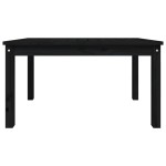 vidaXL Măsuță de grădină, negru, 82,5x50,5x45 cm, lemn masiv de pin vidaXL Măsuță de grădină, negru, 82,5x50,5x45 cm, lemn masiv de pin