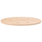 vidaXL Blat de masă, 60x30x2,5 cm, lemn masiv de pin, oval