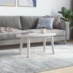 vidaXL Blat de masă, alb, 70x35x2,5 cm, lemn masiv de pin, oval