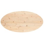 vidaXL Blat de masă, 90x45x2,5 cm, lemn masiv de pin, oval