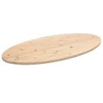 vidaXL Blat de masă, 100x50x2,5 cm, lemn masiv de pin, oval vidaXL Blat de masă, 100x50x2,5 cm, lemn masiv de pin, oval