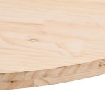 vidaXL Blat de masă, 90x45x2,5 cm, lemn masiv de pin, oval vidaXL Blat de masă, 90x45x2,5 cm, lemn masiv de pin, oval