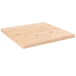 vidaXL Blat de masă, 50x50x2,5 cm, lemn masiv de pin, pătrat