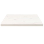 vidaXL Blat de masă, alb, 60x60x2,5 cm, lemn masiv de pin, pătrat