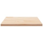 vidaXL Blat de masă, 70x70x2,5 cm, lemn masiv de pin, pătrat