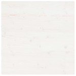 vidaXL Blat de masă, alb, 70x70x2,5 cm, lemn masiv de pin, pătrat