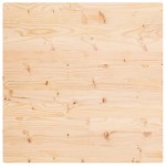 vidaXL Blat de masă, 90x90x2,5 cm, lemn masiv de pin, pătrat