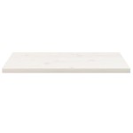 vidaXL Blat de masă alb 80x40x2,5 cm lemn masiv de pin dreptunghiular vidaXL Blat de masă alb 80x40x2,5 cm lemn masiv de pin dreptunghiular