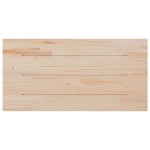 vidaXL Blat de masă alb 80x40x2,5 cm lemn masiv de pin dreptunghiular vidaXL Blat de masă alb 80x40x2,5 cm lemn masiv de pin dreptunghiular