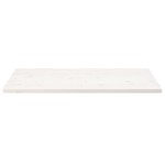vidaXL Blat de masă alb 100x50x2,5 cm lemn masiv de pin dreptunghiular vidaXL Blat de masă alb 100x50x2,5 cm lemn masiv de pin dreptunghiular