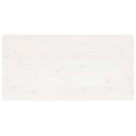 vidaXL Blat de masă alb 100x50x2,5 cm lemn masiv de pin dreptunghiular vidaXL Blat de masă alb 100x50x2,5 cm lemn masiv de pin dreptunghiular