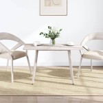 vidaXL Blat de masă alb 110x55x2,5 cm lemn masiv de pin dreptunghiular vidaXL Blat de masă alb 110x55x2,5 cm lemn masiv de pin dreptunghiular