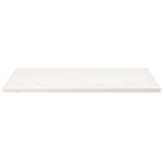 vidaXL Blat de masă alb 110x55x2,5 cm lemn masiv de pin dreptunghiular vidaXL Blat de masă alb 110x55x2,5 cm lemn masiv de pin dreptunghiular