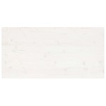 vidaXL Blat de masă alb 100x60x2,5 cm lemn masiv de pin dreptunghiular vidaXL Blat de masă alb 100x60x2,5 cm lemn masiv de pin dreptunghiular