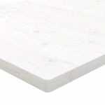 vidaXL Blat de birou, alb, 110x55x2,5 cm, lemn masiv de pin vidaXL Blat de birou, alb, 110x55x2,5 cm, lemn masiv de pin