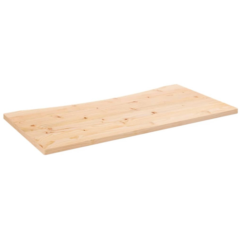 vidaXL Blat de birou, 100x60x2,5 cm, lemn masiv de pin